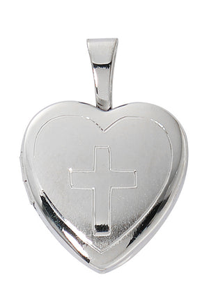 Sterling Silver Heart Locket Necklace