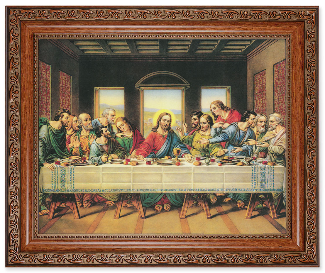 Last Supper 8x10 Framed Print Under Glass