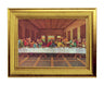 Last Supper Print by Da Vinci 5x7 Print in Gold-Leaf Frame