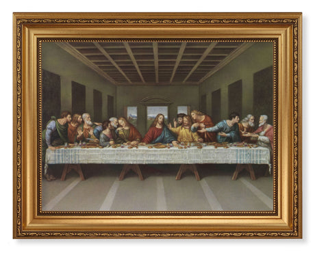 Last Supper by DaVinci 12x16 Framed Print Artboard
