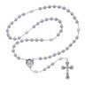 Lavender Enamel Rosary