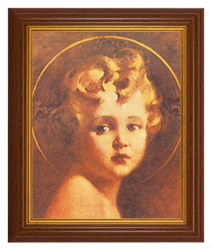 Light of the World Close Up by Chambers 8x10 Textured Artboard Dark Walnut Frame