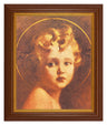 Light of the World Close Up by Chambers 8x10 Textured Artboard Dark Walnut Frame