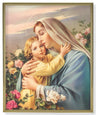 Madonna & Child 8x10 Gold Trim Plaque