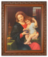 Madonna and Child Holding Veil 8x10 Framed Print Under Glass