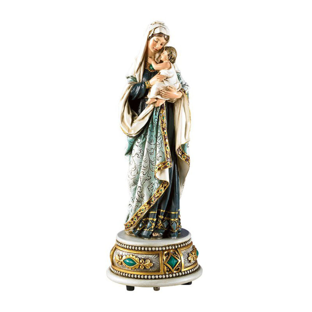Madonna and Child Musical Figurine 8.5 Inch