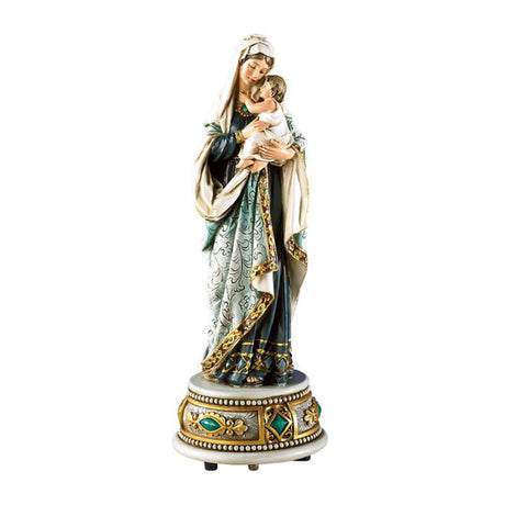 Madonna and Child Musical Figurine 8.5 Inch