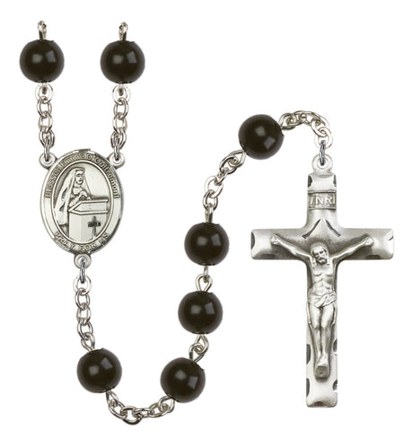 Blessed Emilee Doultremont Silver Plated Rosary for Men