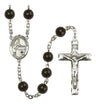 Blessed Emilee Doultremont Silver Plated Rosary for Men