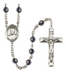 Blessed Miguel Pro Silver Plated Rosary for Men