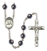 Blessed Miguel Pro Silver Plated Rosary for Men