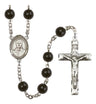 Blessed Pier Giorgio Frassati Silver Plated Rosary for Men