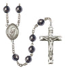 Blessed Trinity Silver Plated Rosary for Men