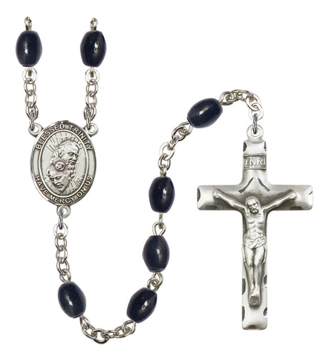 Blessed Trinity Silver Plated Rosary for Men