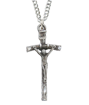 Classic Papal Cross Necklace for Men