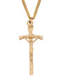 Classic Papal Cross Necklace for Men