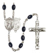 Divine Mercy Silver Plated Rosary for Men