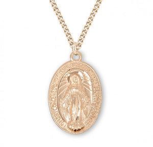 High Relief Miraculous Medal for Men