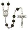 Infant of Prague Silver Plated Rosary for Men