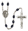 Our Lady of Assumption Silver Plated Rosary for Men