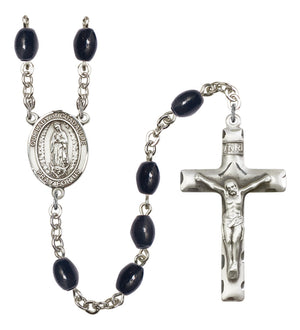 Our Lady of Guadalupe Silver Plated Rosary for Men