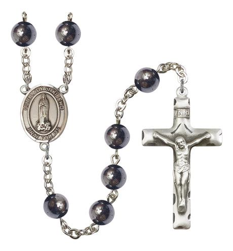 Our Lady of Kibeho Silver Plated Rosary for Men