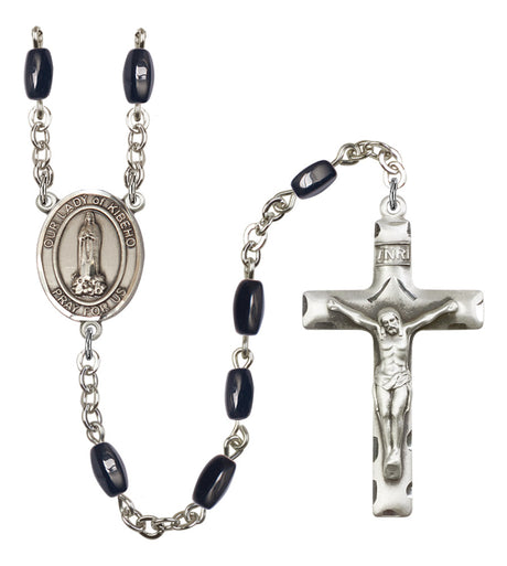 Our Lady of Kibeho Silver Plated Rosary for Men