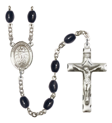 Our Lady of Tears Silver Plated Rosary for Men
