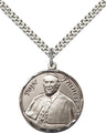 Pope Francis Round Pendant for Men