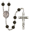 Santa Barbara Silver Plated Rosary for Men