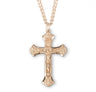 Scroll Tip Crucifix Pendant for Men