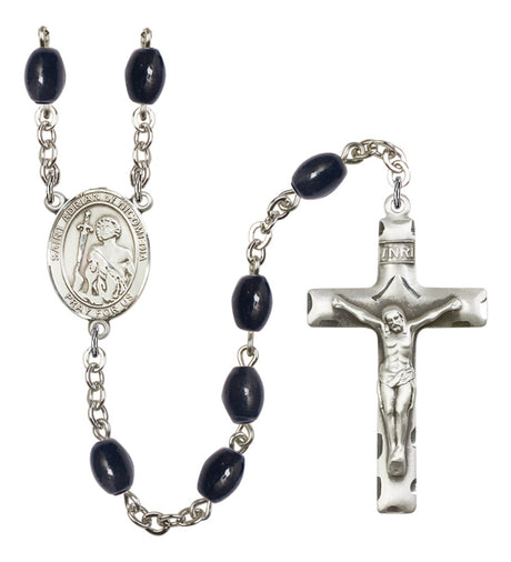 St. Adrian of Nicomedia Silver Plated Rosary for Men