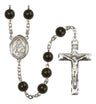 St. Alexandra Silver Plated Rosary for Men