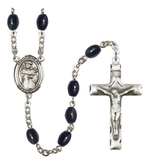 St. Casimir of Poland Silver Plated Rosary for Men