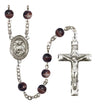 St. Catherine Laboure Silver Plated Rosary for Men
