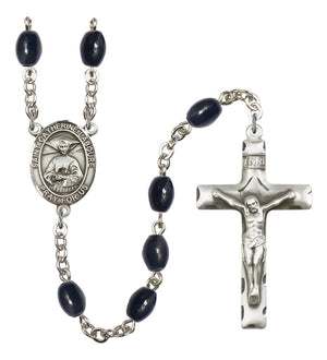 St. Catherine Laboure Silver Plated Rosary for Men