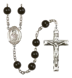 St. Christian Demosthenes Silver Plated Rosary for Men