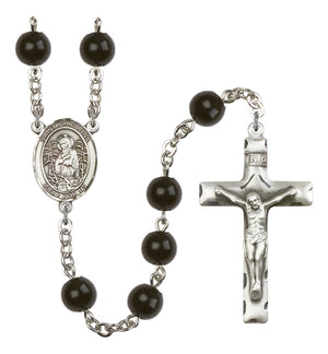 St. Christina the Astonishing Silver Plated Rosary for Men