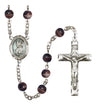St. Christopher Silver Plated Rosary for Men