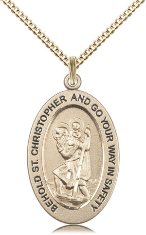 St. Christopher of Travelers Necklace for Women