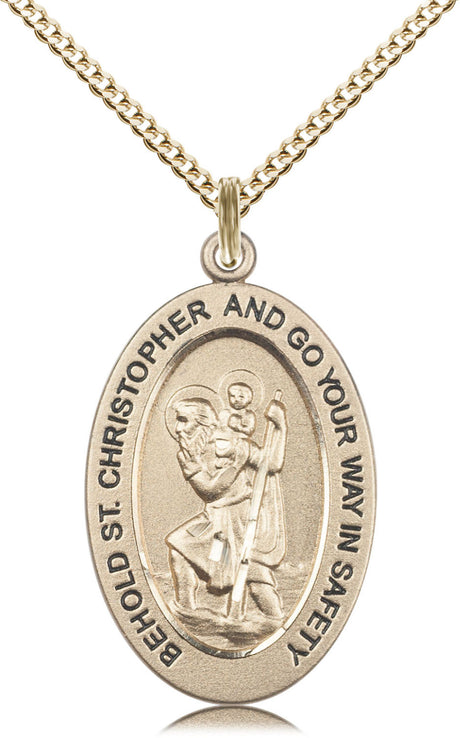 St. Christopher of Travelers Necklace for Women