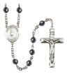 St. Daniel Comboni Silver Plated Rosary for Men