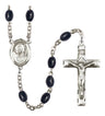 St. David of Wales Silver Plated Rosary for Men