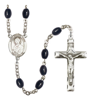 St. Dominic Savio Silver Plated Rosary for Men