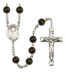 St. Dominic Savio Silver Plated Rosary for Men