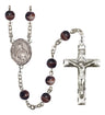 St. Edmund of East Anglia Silver Plated Rosary for Men