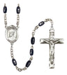 St. Edward the Confessor Silver Plated Rosary for Men