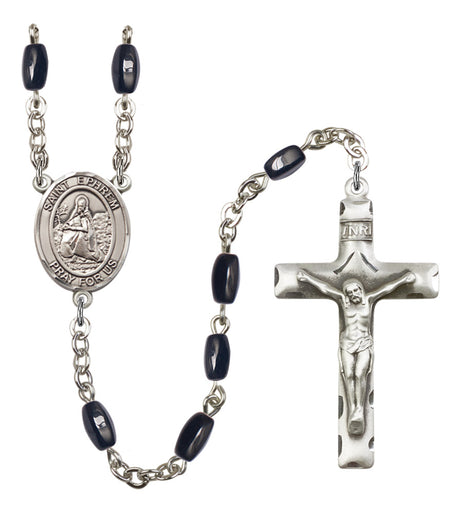 St. Ephrem Silver Plated Rosary for Men