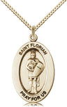 St. Florian of Fire Fighters Necklace for Women