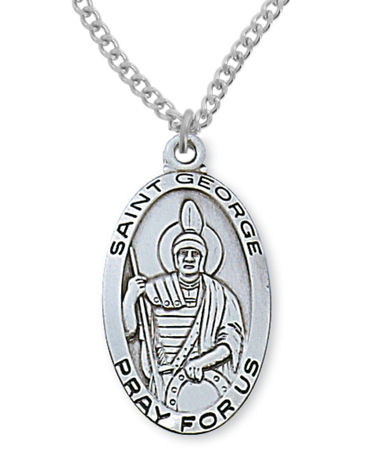 St. George Medal Sterling Silver for Women
